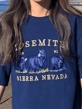 T-Shirt mit Vintage-Bär-Grafik
